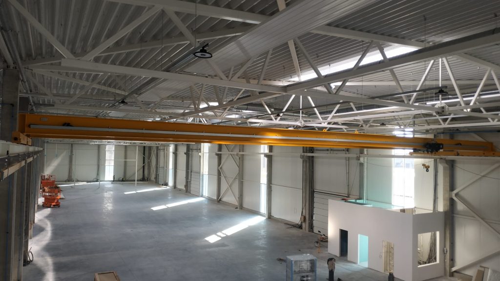 Монтаж системы питания крана