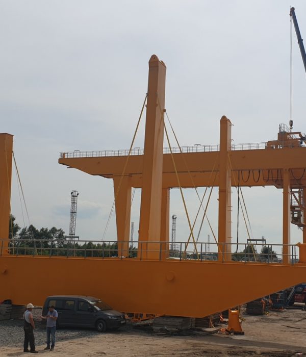 работы по сварке двух балок крана козлового