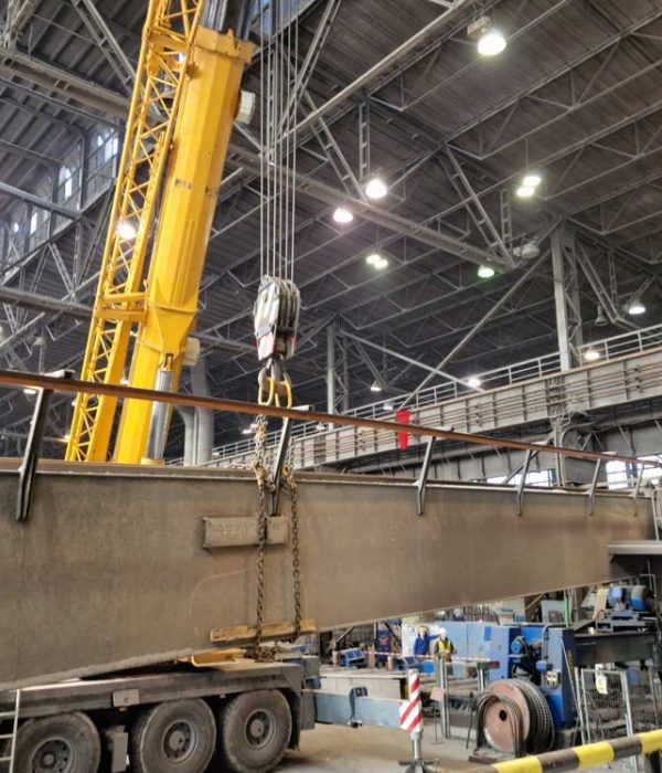 Demontaż suwnicy dwudźwigarowej