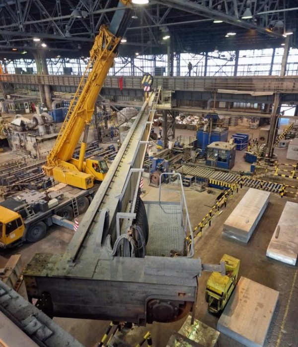 Demontaż suwnicy dwudźwigarowej